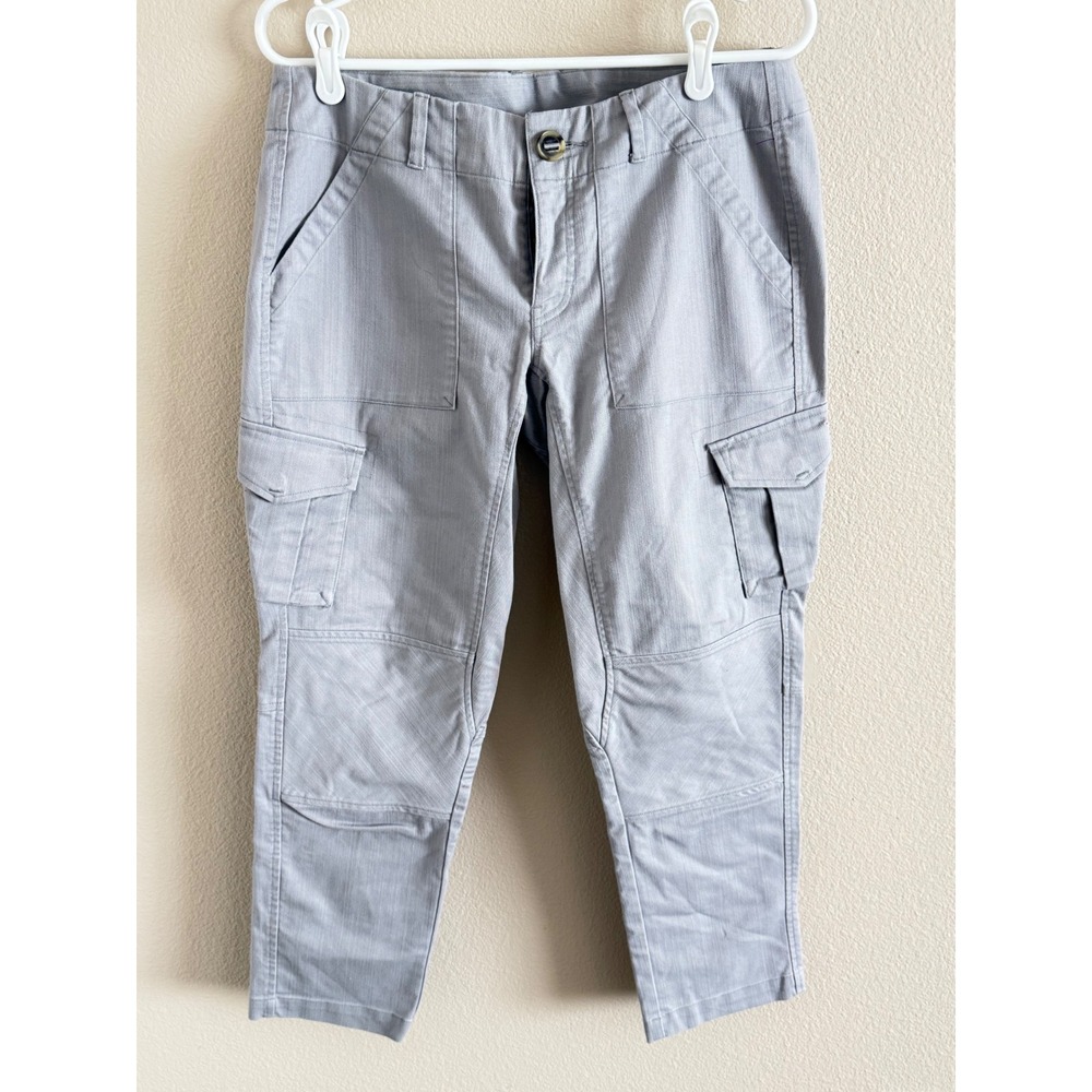 Mountain Hardwear Womens Gray Cargo Utility Pants Articulated Knee Size‎ 6